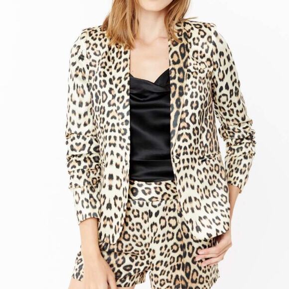 Generation Love Esther Leopard Print Blazer - Picture 2 of 15